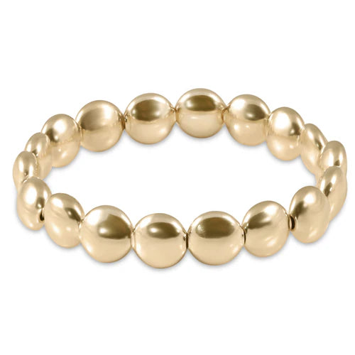 Honesty Gold 10 mm Bead Bracelet