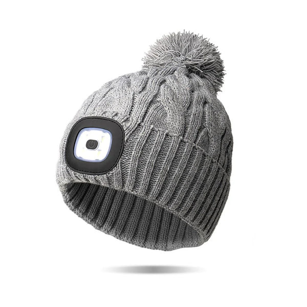 Night Scope Nova Pom Hat Grey