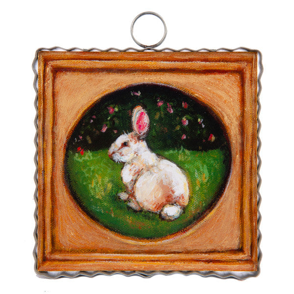 Mini Hamilton Bunny In Gold Frame