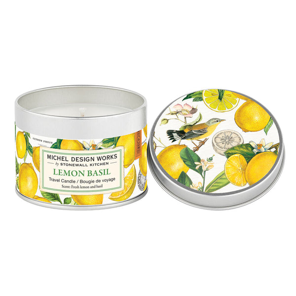 Lemon Basil Travel Candle