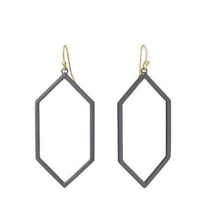 Rhett Earrings Gunmetal