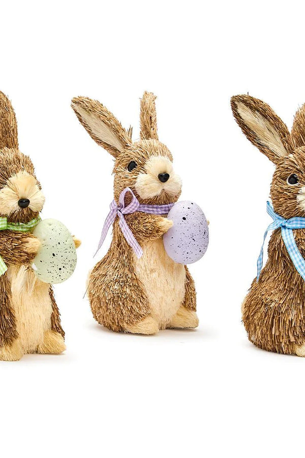 Easter Bunny With Egg-Green, Pink, Blue or Purple
