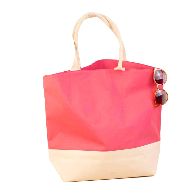 Tropic Tote Pink/Natural