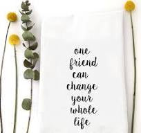 One Friend Tea Towel