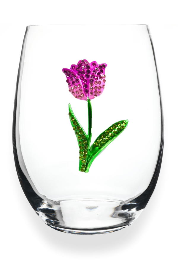 Tulip Stemless Wine Glass