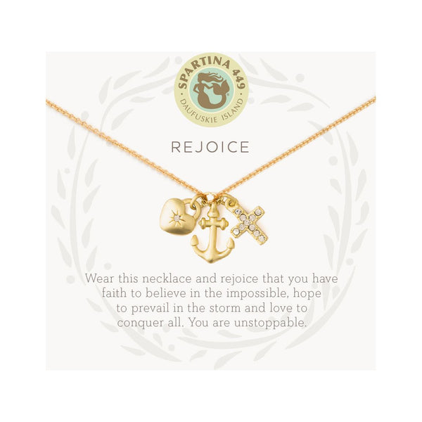 Rejoice/Faith/Hope/Love Sea La Vie Necklace