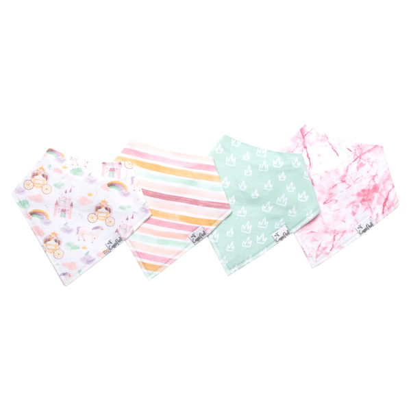 Enchanted Baby Bandana Bib Set (4-Pack)