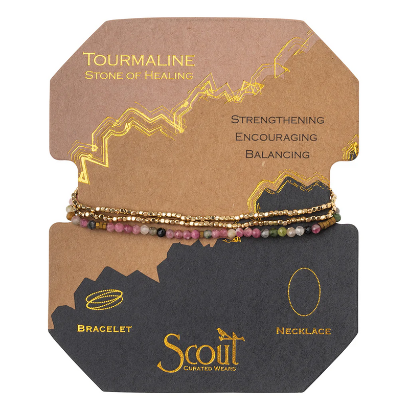 Delicate Stone Tourmaline/Gold Bracelet