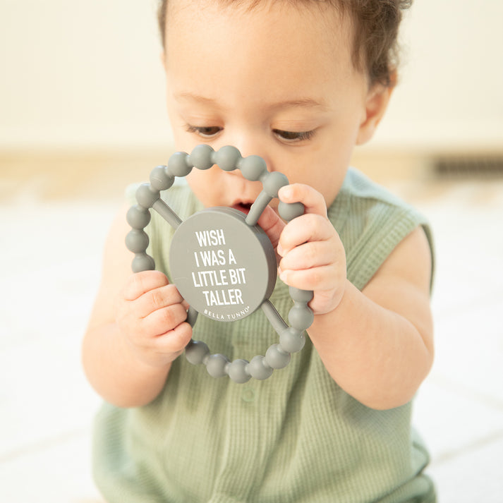 Little Bit Taller Happy Teether - Shadow Grey