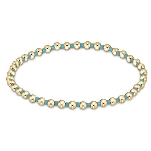 Hope Grateful Pattern Bracelet - Turquoise