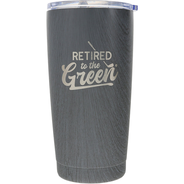 Retired to the Green 20 oz. Stainless Steel Travel Mug