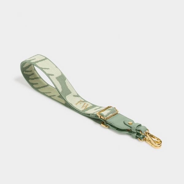 Canvas Strap - Seafoam Green/Ivory Abstract