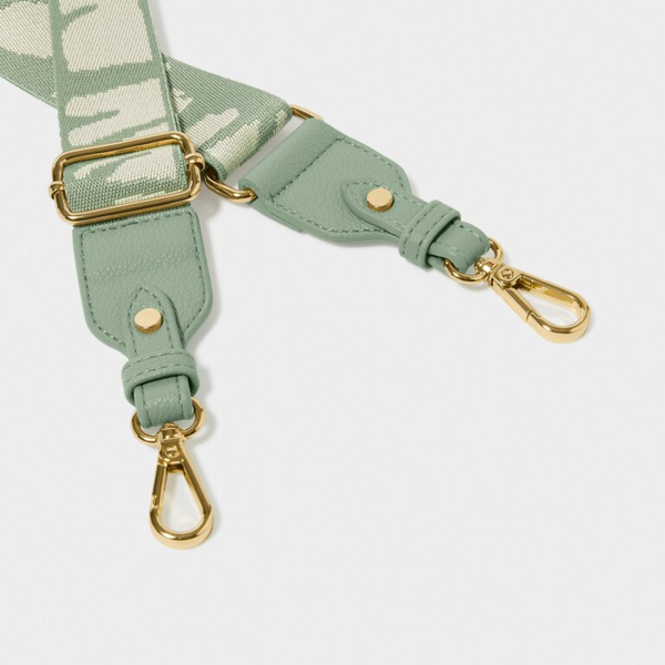 Canvas Strap - Seafoam Green/Ivory Abstract