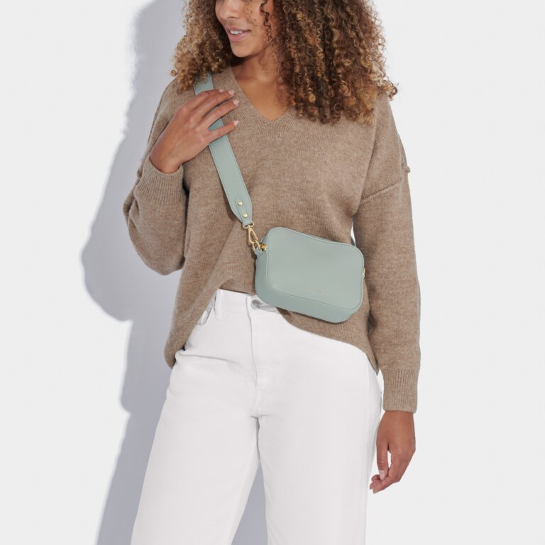 Zana Mini Crossbody Bag - Duck Egg Blue