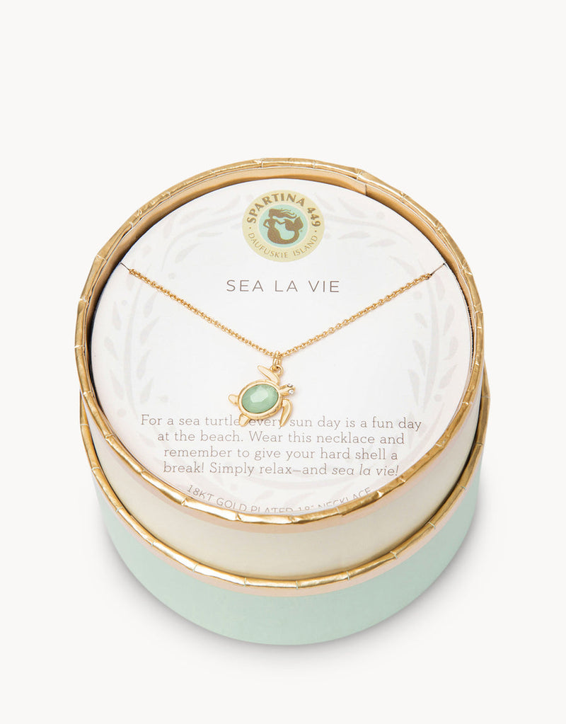 Sea Turtle Sea La Vie Necklace