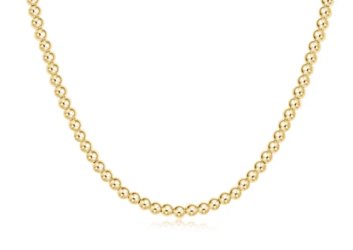 Choker 15” Classic Gold 4mm Bead