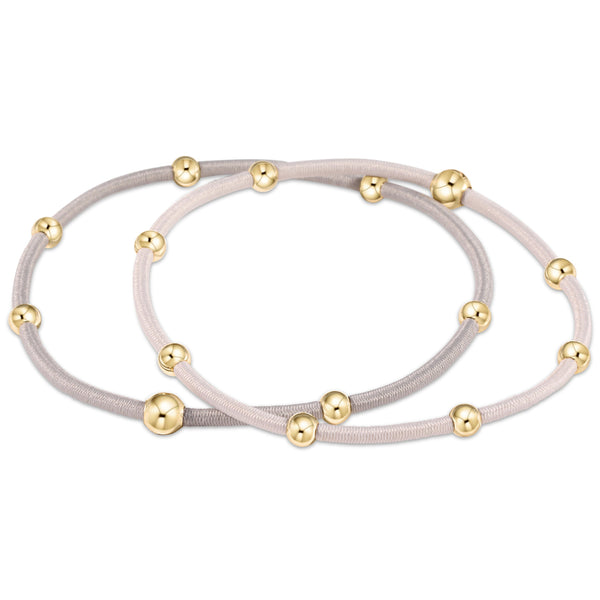 “E”ssentials Bracelet Set of 2 - Neutral