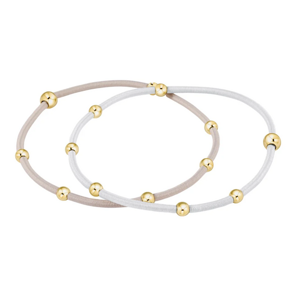 “E”ssentials Bracelet Set of 2 - Dove