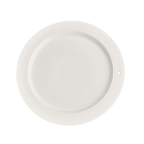 Melamine Round Platter Pinstripes