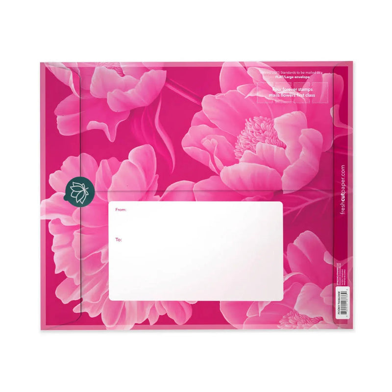 Peony Paradise Pop Up Greeting Card