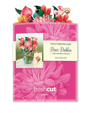 Mini Dear Dahlia Pop Up Greeting Card