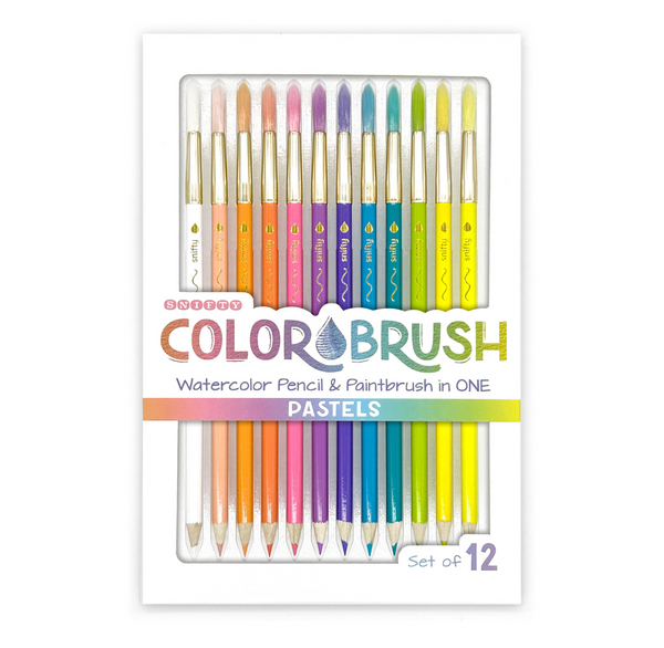 Colorbrush Pastel Watercolor Pencil & Paintbrush in One Set