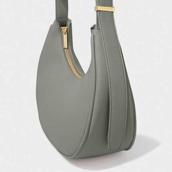 Dearness Scoop Shoulder Bag-Graphite Green