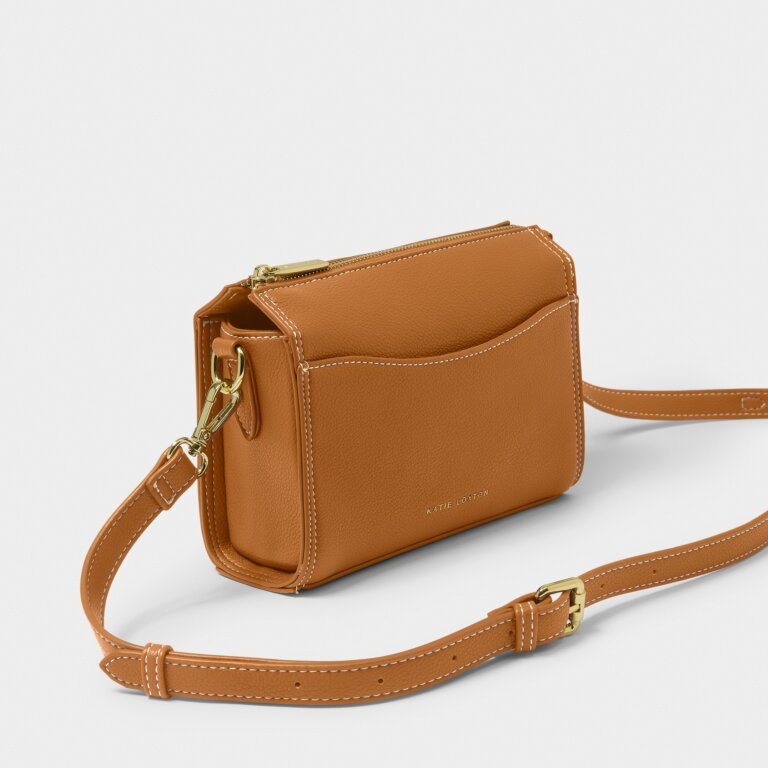 Perri Crossbody Bag-Cognac