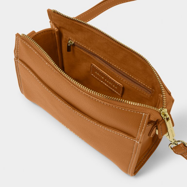 Perri Crossbody Bag-Cognac