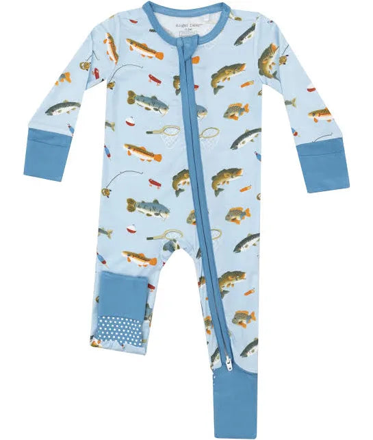 Fishing-2 Way Zipper Romper