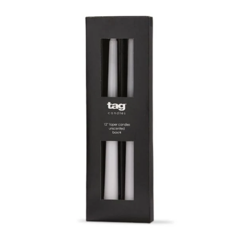 Color Studio 12” Taper Candle - White