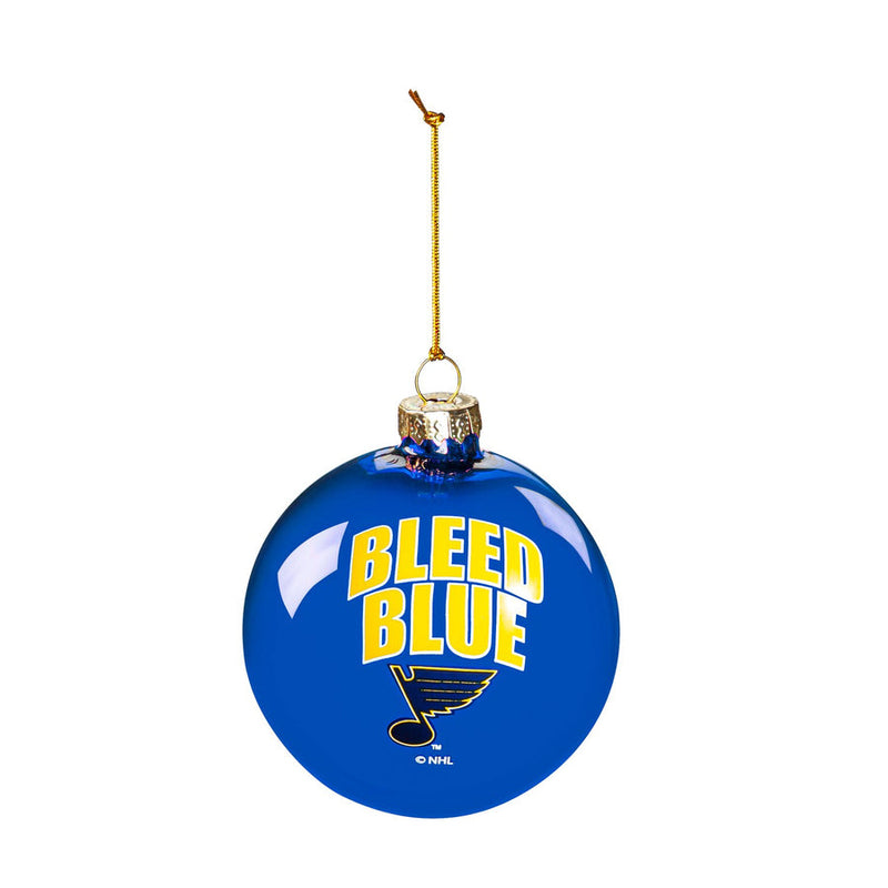 Blown Glass Ornament - St. Louis Blues