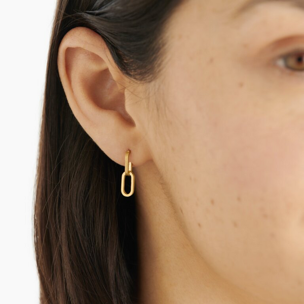 Arabella Gold Hoop Earrings