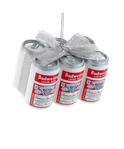 Budweiser Vintage Cans Ornament 6-Pack - Thumbnail 2