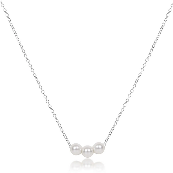 16” Necklace Sterling - Joy Pearl