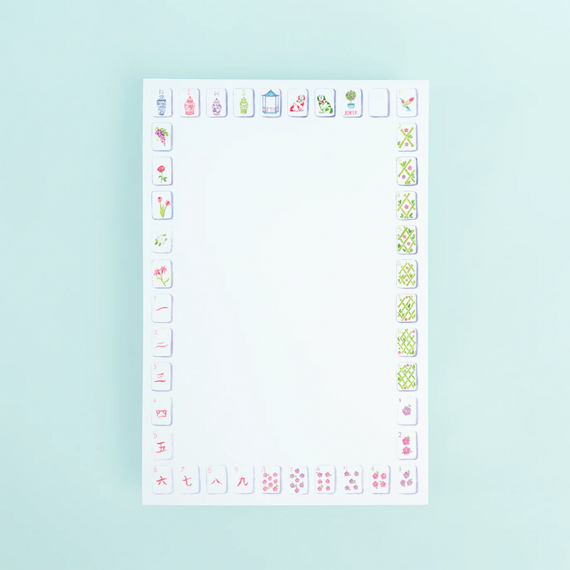 Mahjong Tile Notepad