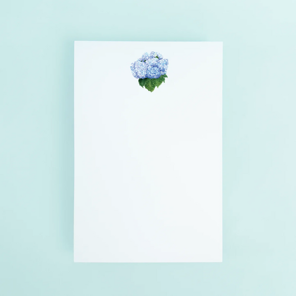 Blue Hydrangea Notepad