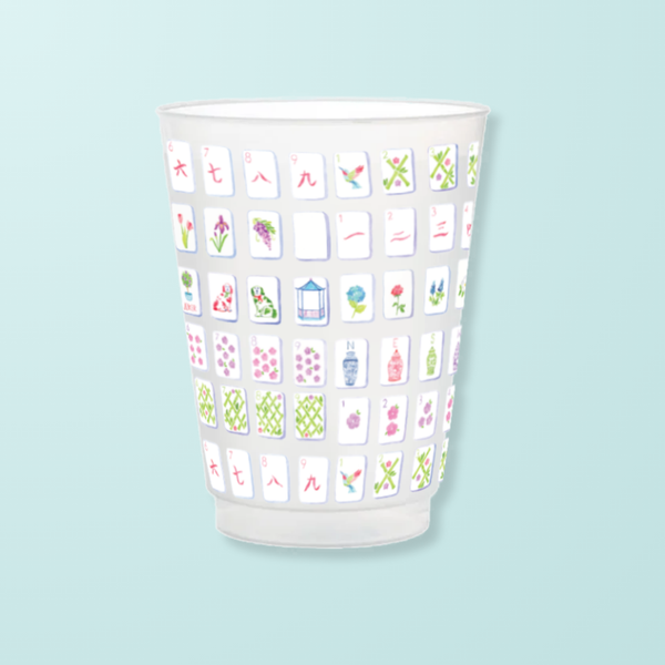 Frosted Cup Set-Mahjong