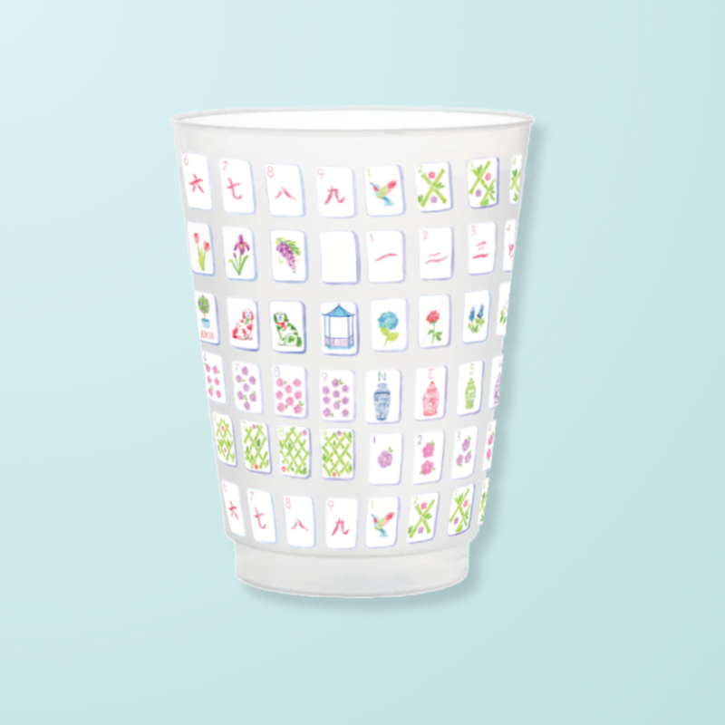 Frosted Cup Set-Mahjong