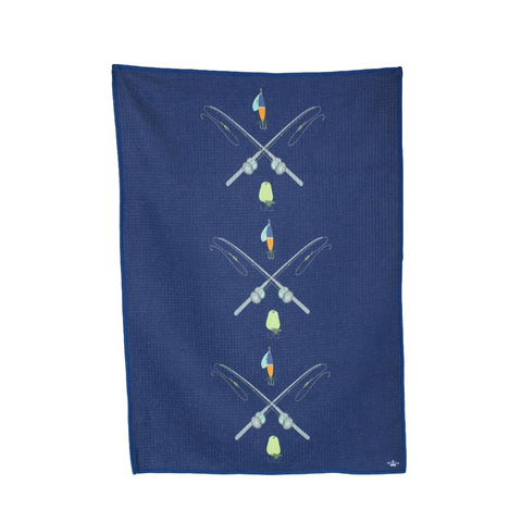 The Royal Standard Hook Line & Sinker Waffle Sports Towel