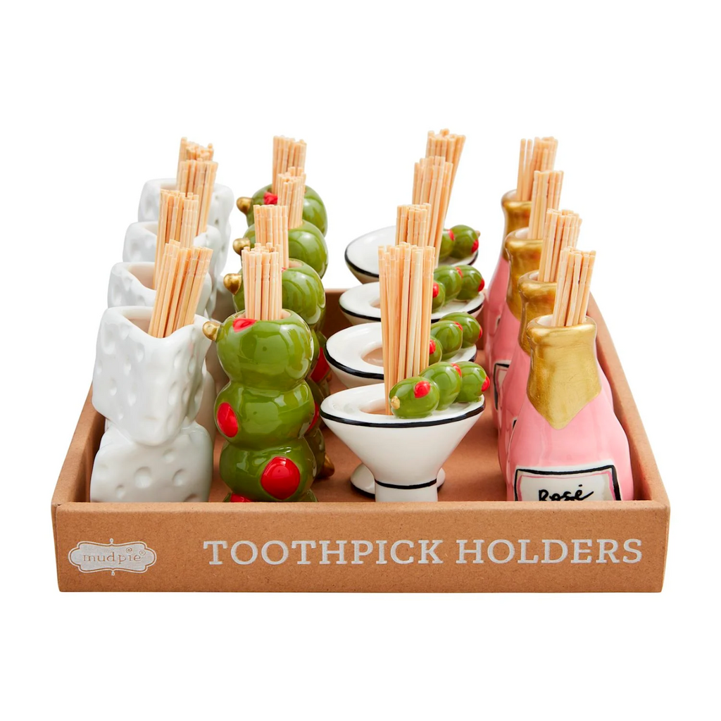 Wine & Cheese Toothpick Caddy Sets - Thumbnail 2