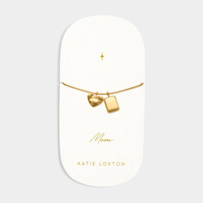 Mom Gold Charm Bracelet