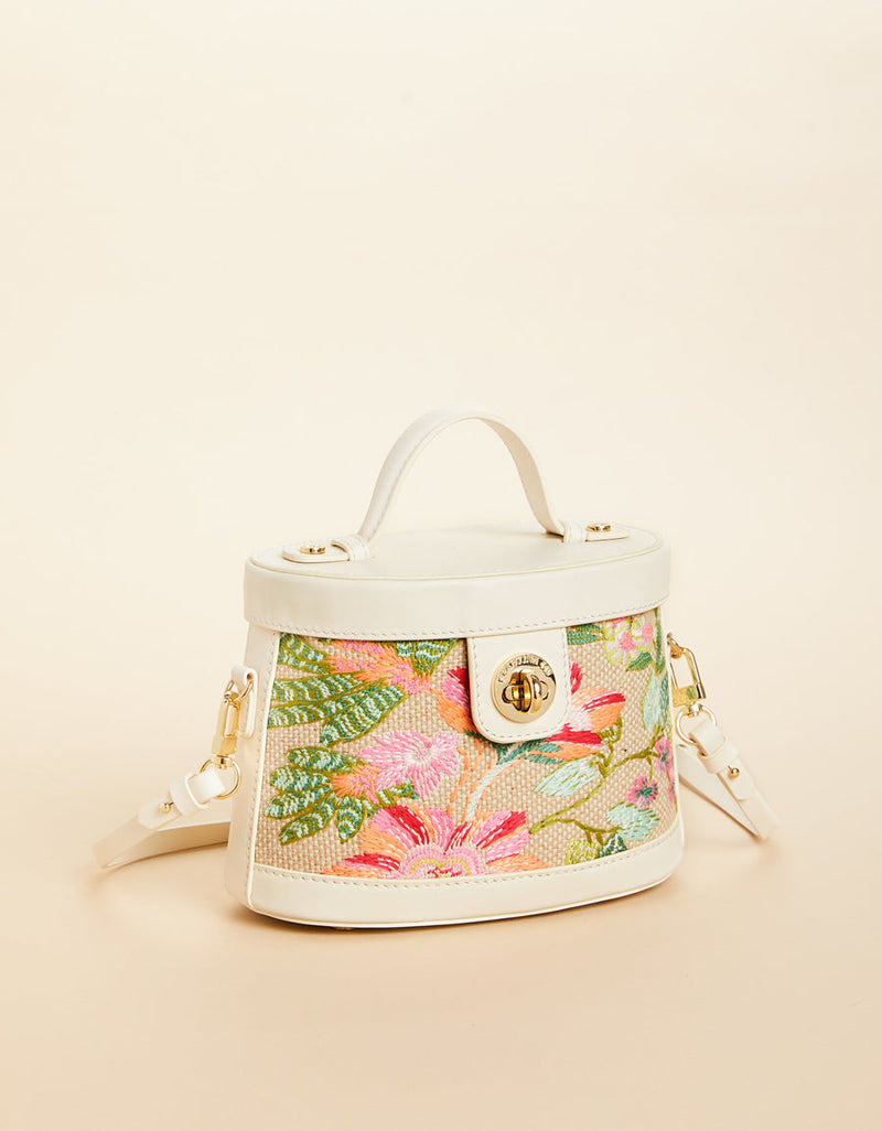 Trunk Crossbody Flamingo Pineapple