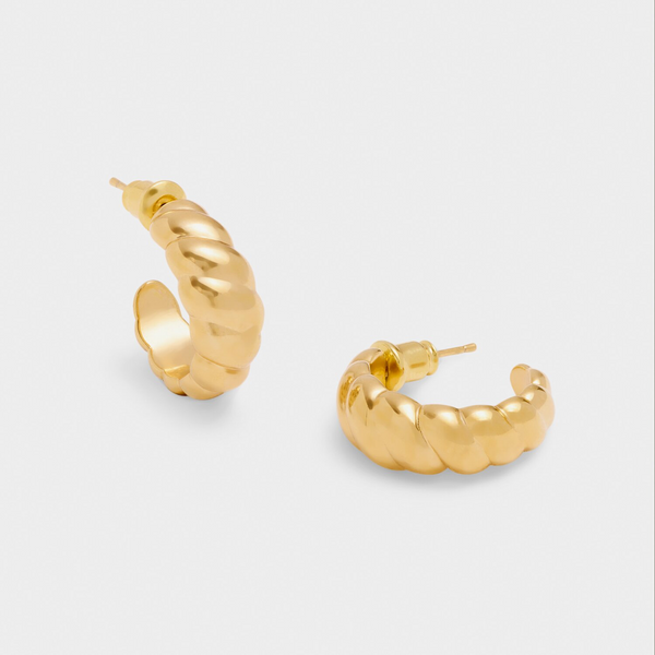 Harper Twist Hoop Waterproof Earrings