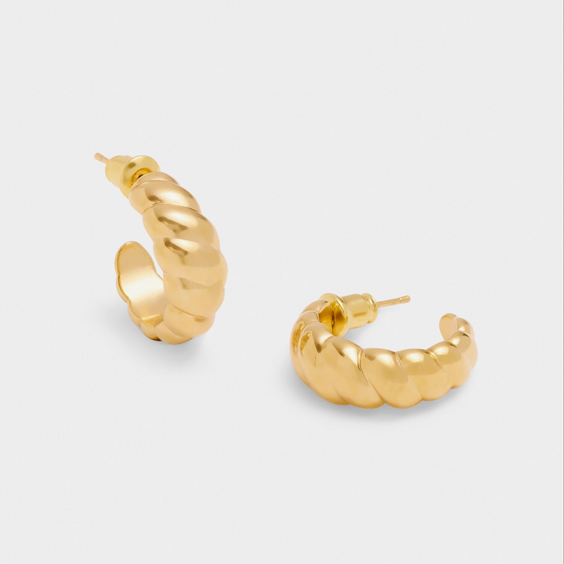 Harper Twist Hoop Waterproof Earrings