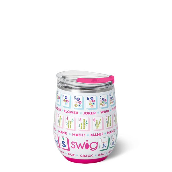Mahjong Stemless Wine Cup (12 oz.)
