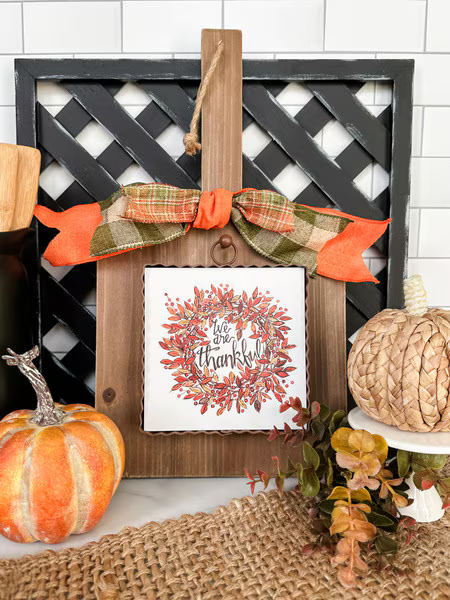 Mini Gallery Thankful Wreath