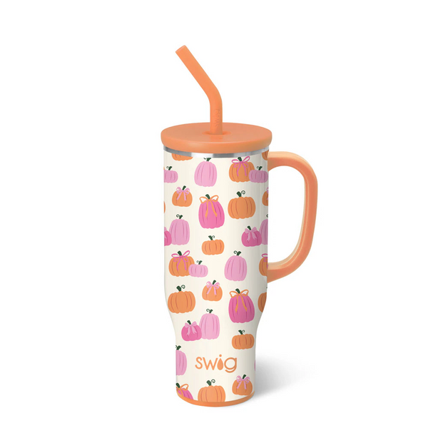Pumpkins and Bows Mega Mug (30 oz.)