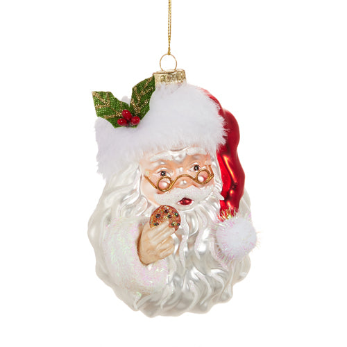 5” Santa with Cookie Ornament