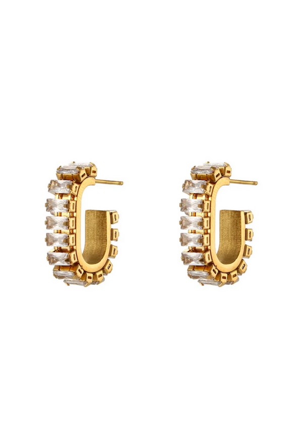Baguette Earring Clear